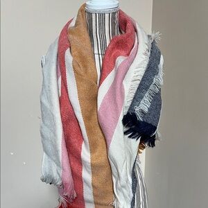 Madewell Colorful Striped Scarf